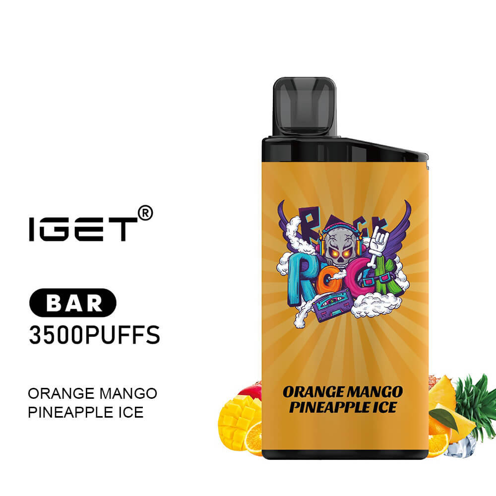 Orange mango pineapple ice