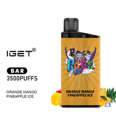 Orange mango pineapple ice