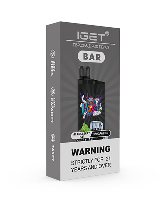 blackberry-ice-iget-bar-product-box – VAPE HUB